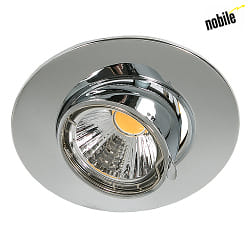 Recessed luminaire DOWNLIGHT N 5800,  11cm, 12V, GX5.3, rotatable and swiveling, chrome