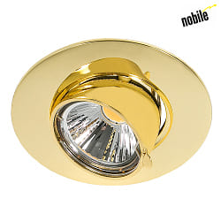 Recessed luminaire DOWNLIGHT N 5800,  11cm, 12V, GX5.3, rotatable and swiveling, gold