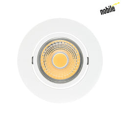 Downlight A 5068 T FLAT BIO dimmable IP40, dgager, blanc mat gradable