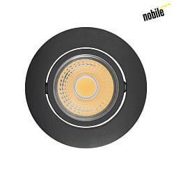 Downlight A 5068 T FLAT BIO dimmerabile IP40, chiaro, Nero opaco dimmerabile