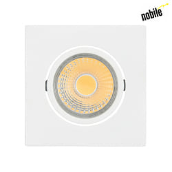 Downlight A 5068Q T FLAT BIO dimmable IP40, dgager, blanc mat gradable
