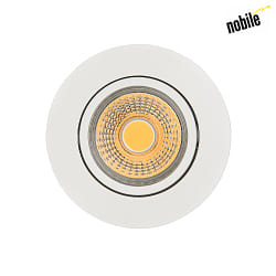 downlight A 5068 BIO swivelling LED IP40, powder coated, white matt dimmable