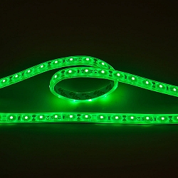 Outdoor LED Strip Flexible LED SMD 3528, IP67, 12V, 4.8W/m, GREEN, 200cm