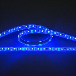 Outdoor LED Strip Flexible LED SMD 3528, IP67, 12V, 4.8W/m, BLUE, 500cm