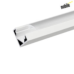 Alu Eck-Profil 2 TP, 200cm, fr LED-Strips bis 1.2cm Breite, wei matt