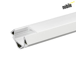 Aluminum Corner Profile 3 OP, 200cm, for LED Strips up to 1.4cm width, matt white