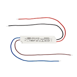 LED driver EL-17-350 IP67, 3 - 16.8W, constant voltage 350mA, 180-264ac, sec. 6-48Vdc, white