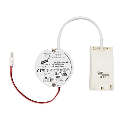 LED power supply EL-8R-350 NON-DIM MP round, current constant, multipower, on/off, white