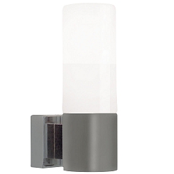 Nordlux Wall luminaire TANGENS, E14, IP44, brushed steel