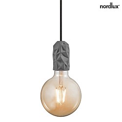 Luci a sospesione HANG E27 IP20, Grigio, Opaco, Nero 