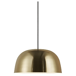 Pendant luminaire CERA, E27, IP20, brass