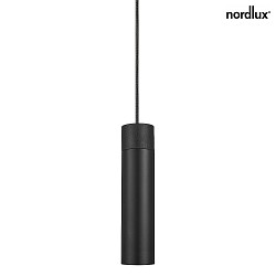 Pendant luminaire TILO, 1 flame, GU10, IP20, black