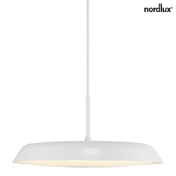 Luci a sospesione PISO piatto, rotondo, Dim-To-Warm IP20, bianco, bianco opaco dimmerabile