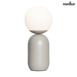 Table lamp NOTTI, E14, IP20, gray