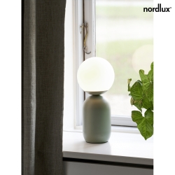 table lamp NOTTI E14 IP20, green, matt 