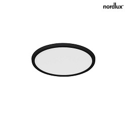 Luminaire de plafond OJA 29 IP54 SCENE SELECT rond, CCT Switch, rglable IP54, noir mat 