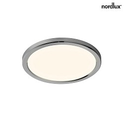 Luminaire de plafond OJA 29 IP54 SCENE SELECT rond, CCT Switch, rglable IP54, nickel bross, blanche 