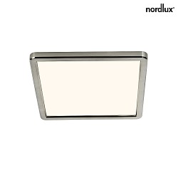Plafoniera OJA SQUARE 29 SCENE SELECT angolare, CCT Switch, regolabile IP20, nichel, bianco dimmerabile
