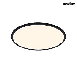 LED Ceiling luminaire OJA 42 Bathroom luminaire, 19W, 3000/4000K, IP54, ring black