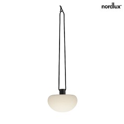 battery pendant luminaire SPONGE dimmable IP65, white matt dimmable