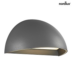 Luminaire mural d'extrieur ARCUS SMART IP54, blanc opale, noir mat gradable