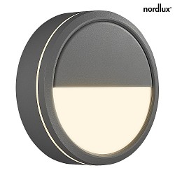 LED Auenwandleuchte AVA SMART LIGHT, IP54, 9.5W 2700K 600lm 160, Bluetooth steuerbar, dimmbar, grau / Abdeckung mat