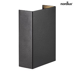 LED Auenwandleuchte FOLD 10, IP54, 2x 3.5W 3000K 250lm 205, Schwarz