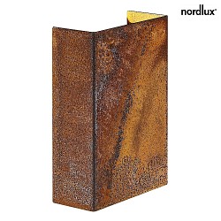 Luminaire mural dextrieur FOLD 10 haut bas, angulaire, rglable, commutable IP54, corten 