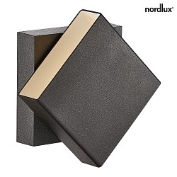 Luminaire mural d'extrieur TURN LED IP54, noir mat gradable