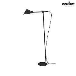 Lampadaire STAY E27 IP20, noir , noir mat 