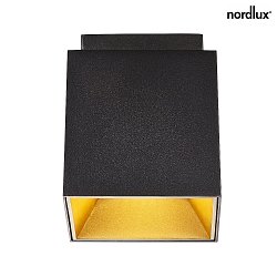 ceiling luminaire ETHAN 1 flame GU10 IP20, black matt 