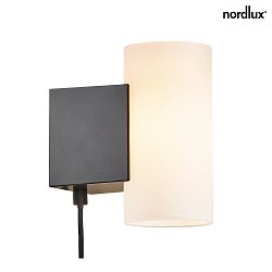 wall luminaire MONA IP20, black, white dimmable