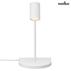 Lampe de table CODY GU10 IP20, mat, blanche