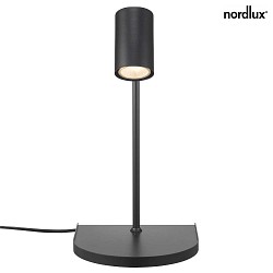 Lampe de table CODY GU10 IP20, mat, noir , blanche