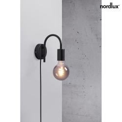 Wall luminaire PACO, E27, black