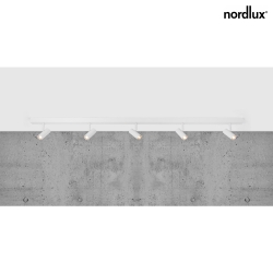 Luminaire de plafond OMARI 5 flammes IP20, mat, blanche