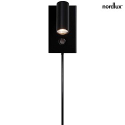 LED Wandleuchte OMARI, 3,2W, 2700K, schwarz