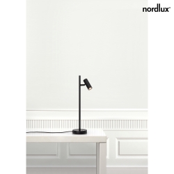Lampe de table OMARI IP20, mat, noir 