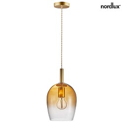 Pendant luminaire UMA 18, E27, amber