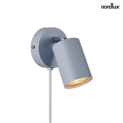 wall luminaire EXPLORE GU10 IP20, blue 