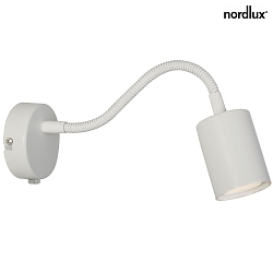 Nordlux LED Wall spotlight EXPLORE FLEX ARM, GU10, IP20, white
