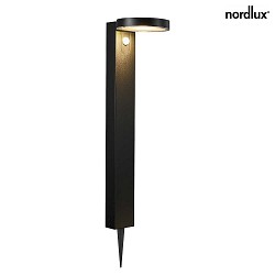 LED Floor lamp RICA ROUND Solar luminaire, 5W, 3000K, IP44, black