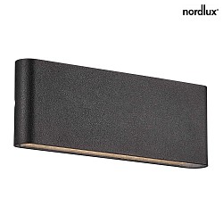 LED Outdoor Wall luminaire KINVER 26, 10W, 3000K, IP54, black