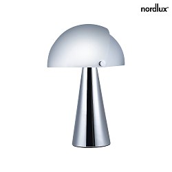 Lampe de table ALIGN E27 IP20, chrome, scintillant 