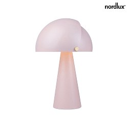 Lampe de table ALIGN E27 IP20, mat, rose 