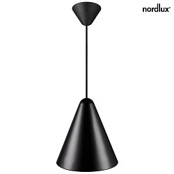 Luci a sospesione NONO E27 IP20, Lucido, Nero