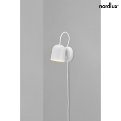 Lampada da parete ANGLE GU10 IP20, Lucido, Grigio, Bianco