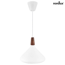Pendant luminaire NORI 27, E27, white