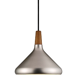 Pendant luminaire NORI 27, E27, brushed steel