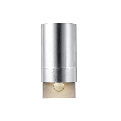 Applique da esterno TIN MAXI SENSOR con sensore GU10 IP54, zincato/zinco dimmerabile